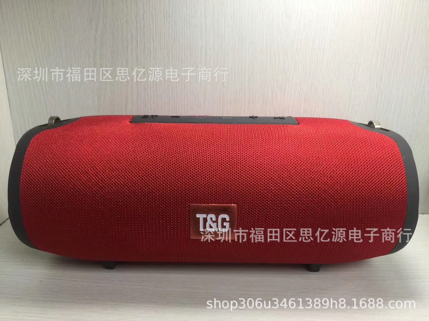 Bluetooth Speaker Tg118 War Drum Fabric Portable Subwoofer Creative Gift Audio Wireless Speaker
