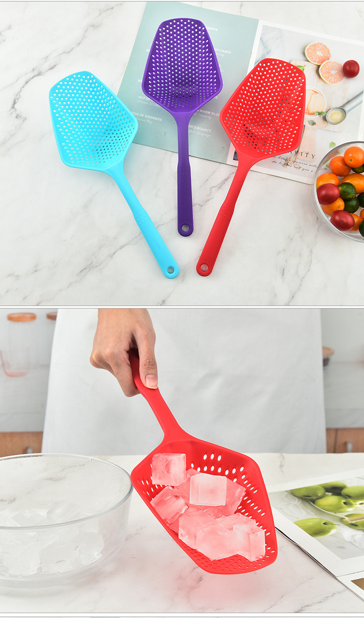 Plastic Waterproof Shovel Waterproof Slotted Turner Plastic Ice Shovel Kitchen Practical Non-Stick Kitchenware Plastic Fishing Fence Colander Plastic Waterproof Shovel Waterproof Slotted Turner Plastic Ice Shovel Kitchen Practical Non-Stick Kitchenware Plastic Fishing Fence Colander