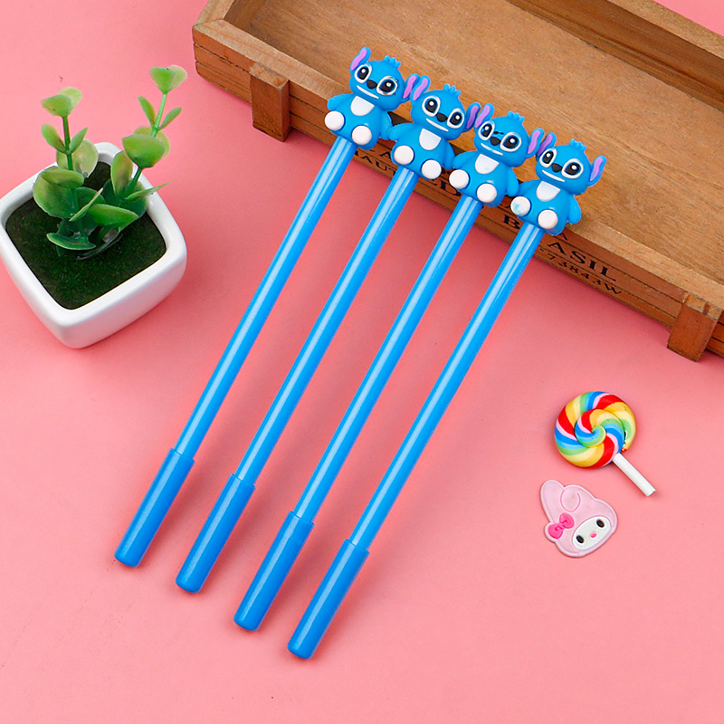 Cartoon Silicone Stitch Doll Writing Signature Pen Creative Stitch Modeling Gel Pen Student Water-Based Paint Pen