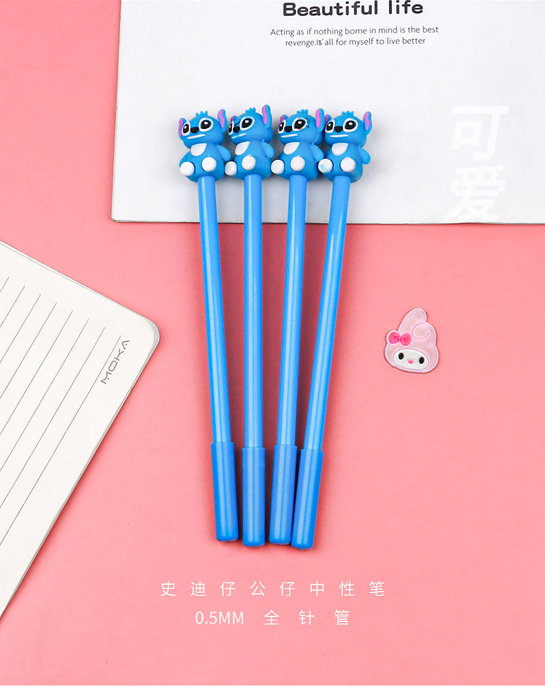 Cartoon Silicone Stitch Doll Writing Signature Pen Creative Stitch Modeling Gel Pen Student Water-Based Paint Pen Cartoon Silicone Stitch Doll Writing Signature Pen Creative Stitch Modeling Gel Pen Student Water-Based Paint Pen