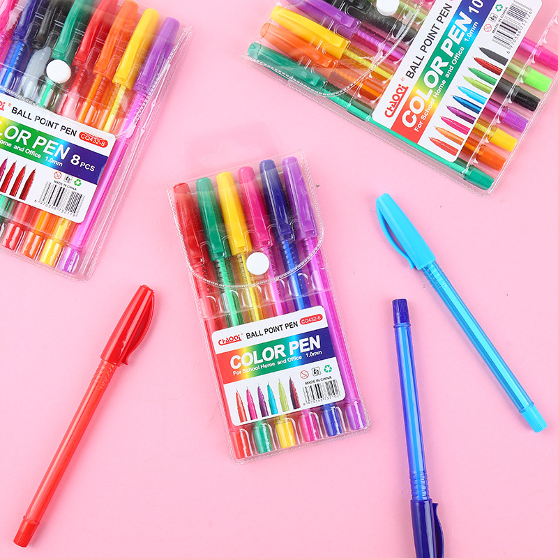 Korean Stationery Cute Cartoon Students Wholesale Ballpoint Pen Personalized Oil Pen Creative Office Stationery Wholesale