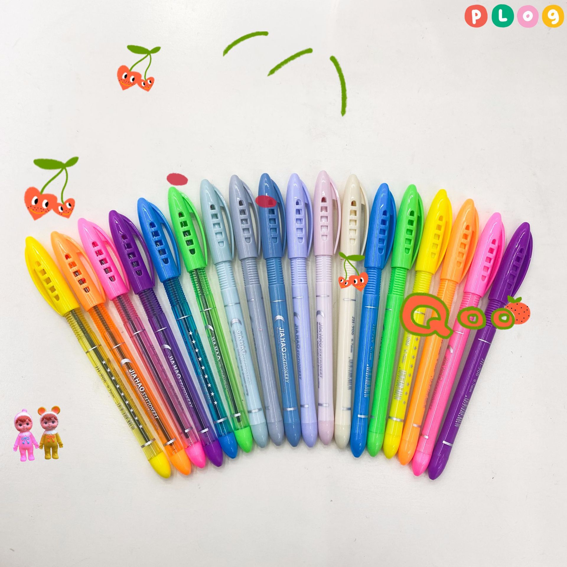 Ballpoint Pen Press Type Ballpoint Pen Multi-Color Neutral Oil Pen Blue Refill Red and Black Three-Color Insert Type