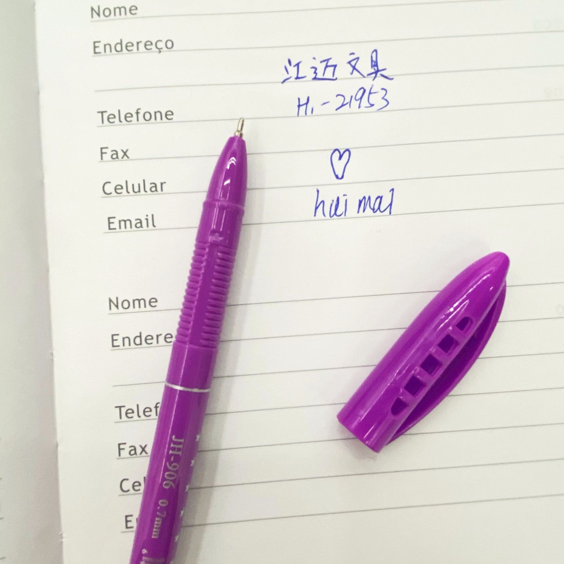 Ballpoint Pen Press Type Ballpoint Pen Multi-Color Neutral Oil Pen Blue Refill Red and Black Three-Color Insert Type