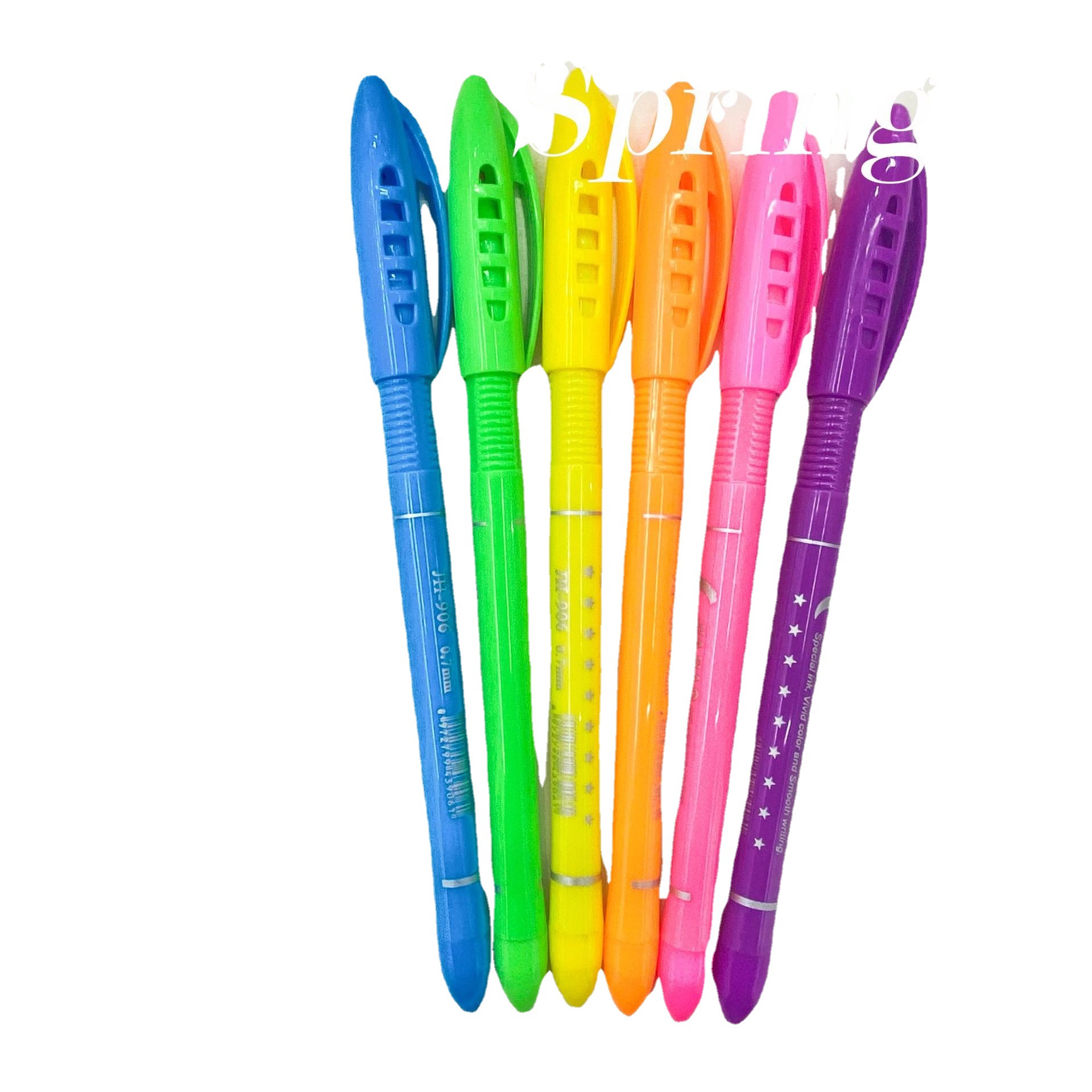 Ballpoint Pen Press Type Ballpoint Pen Multi-Color Neutral Oil Pen Blue Refill Red and Black Three-Color Insert Type