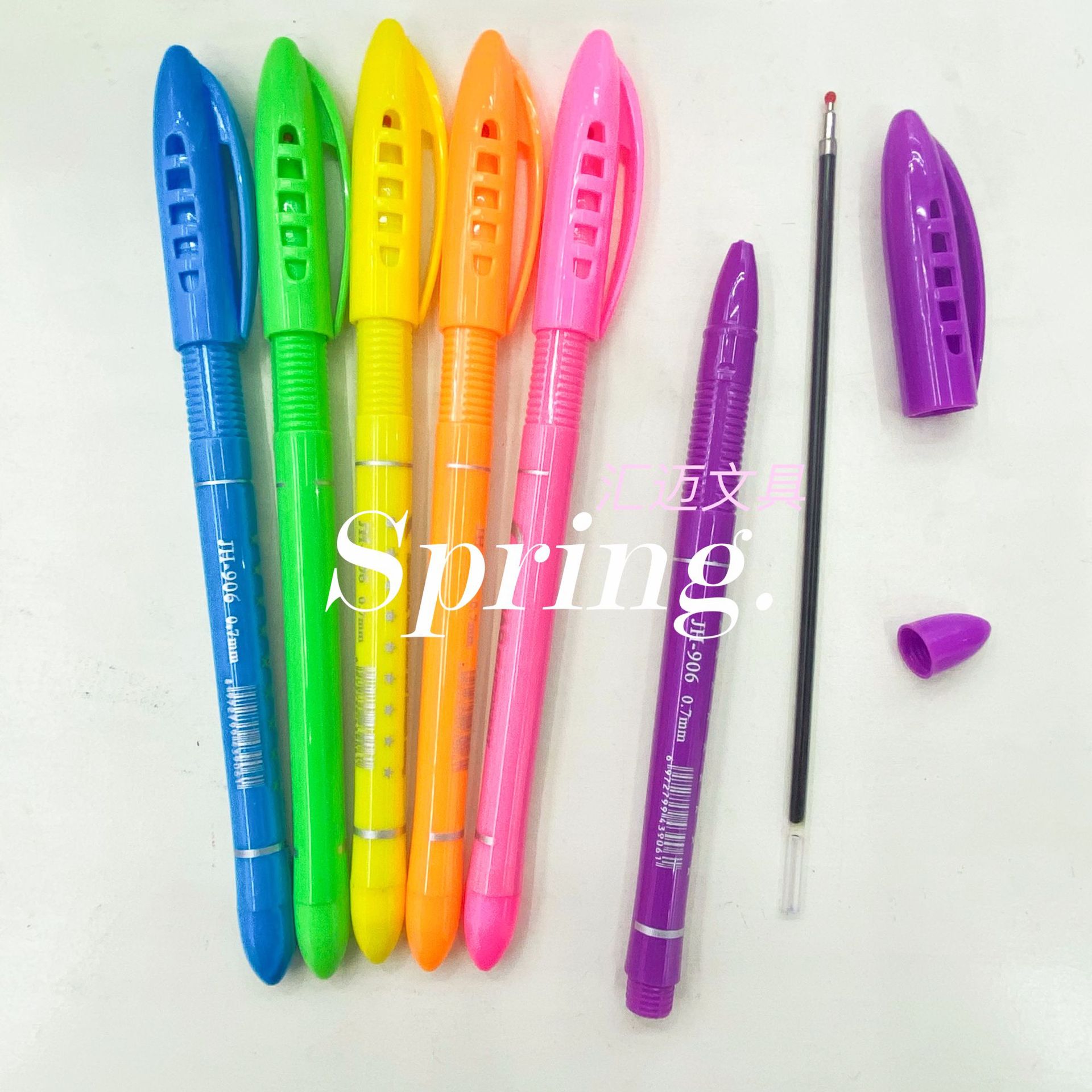 Ballpoint Pen Press Type Ballpoint Pen Multi-Color Neutral Oil Pen Blue Refill Red and Black Three-Color Insert Type Ballpoint Pen Press Type Ballpoint Pen Multi-Color Neutral Oil Pen Blue Refill Red and Black Three-Color Insert Type