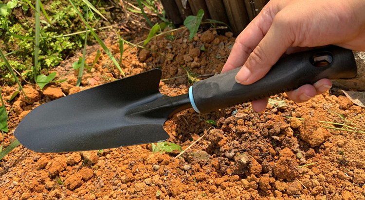 Black Plastic Handle Gardening Four-Piece Pot Spade Dual-Purpose Hoe Shovel Agricultural Shovel Gardening Tool Kit Black Plastic Handle Gardening Four-Piece Pot Spade Dual-Purpose Hoe Shovel Agricultural Shovel Gardening Tool Kit