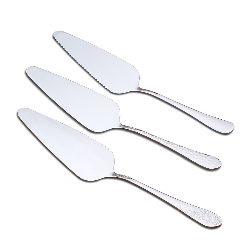 Chenghuijie Cake Knife Stainless Steel Cake Shovel Toothed Triangle Shovel Pizza Shovel Baking Utensils