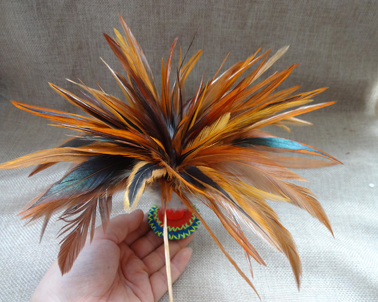 [Mao Ma Handmade Chopsticks] Non-Dyed Large Kick Shuttlecock Kick-Resistant Chicken Feather Keys Sports Competition...