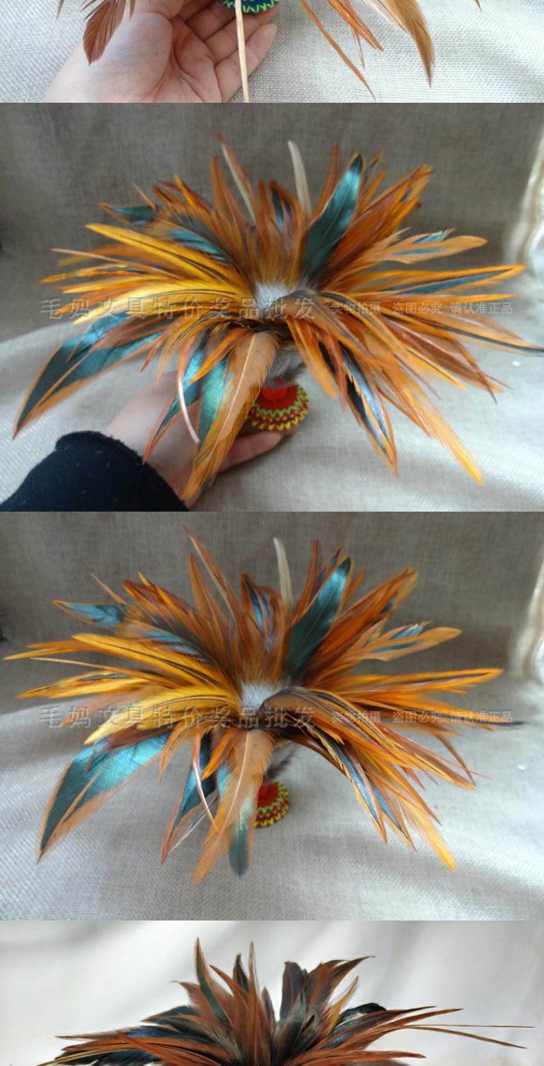 [Mao Ma Handmade Chopsticks] Non-Dyed Large Kick Shuttlecock Kick-Resistant Chicken Feather Keys Sports Competition...