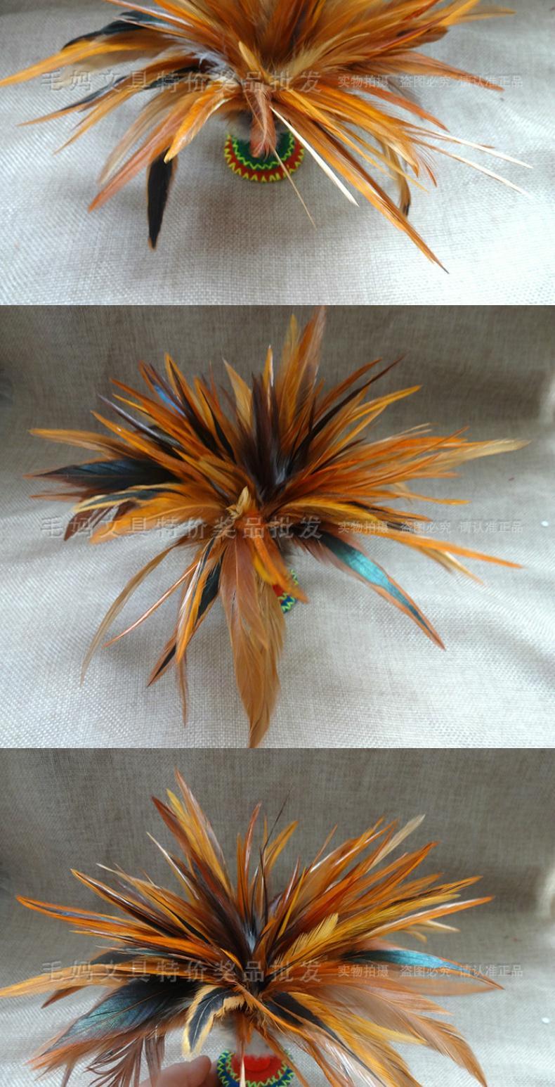 [Mao Ma Handmade Chopsticks] Non-Dyed Large Kick Shuttlecock Kick-Resistant Chicken Feather Keys Sports Competition...