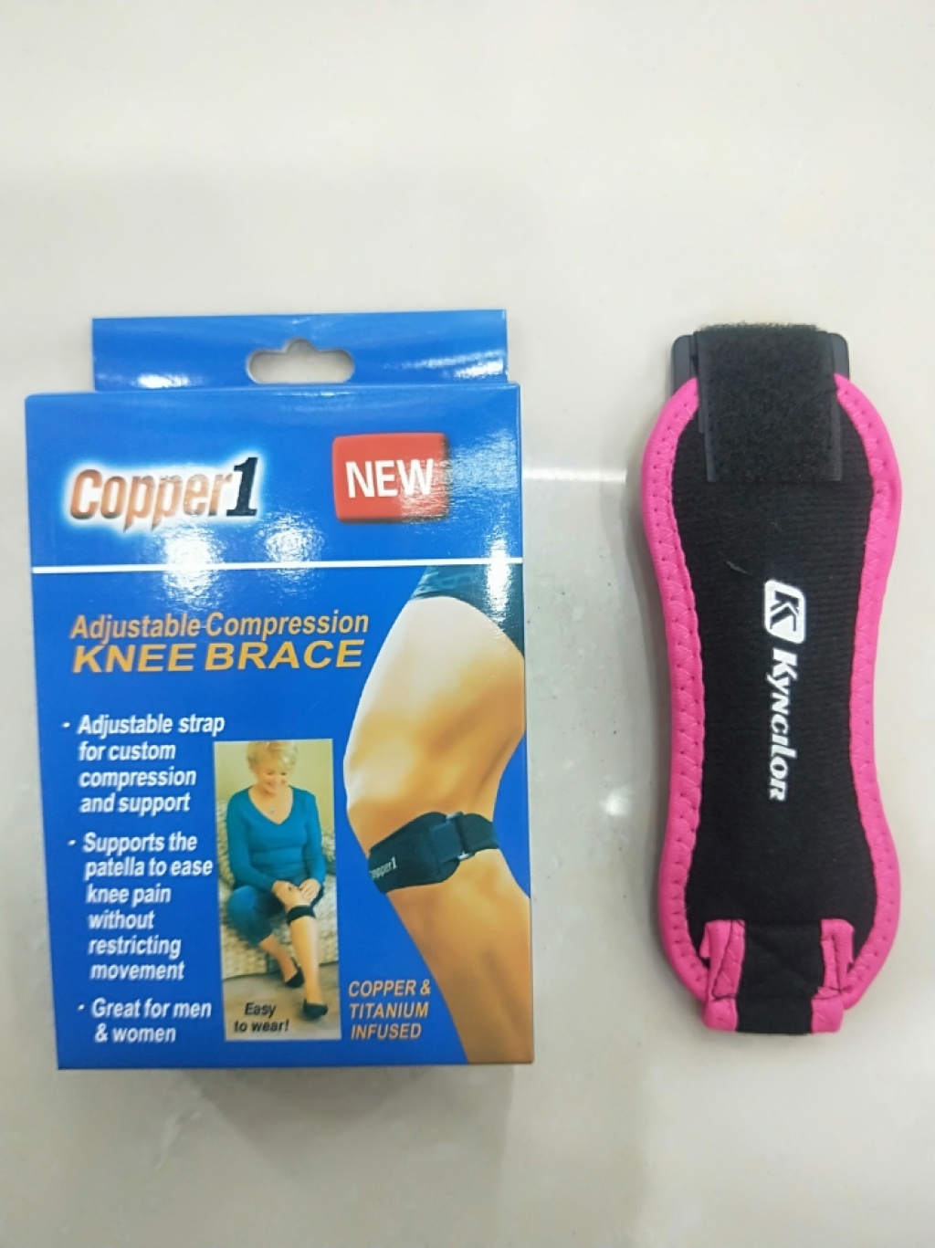 Copper1 patella strap kneecap pressure protector kneecap silicone patella strap