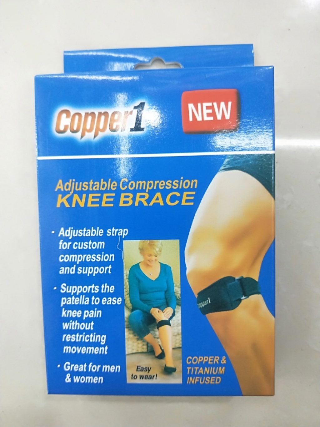 Copper1 patella strap kneecap pressure protector kneecap silicone patella strap