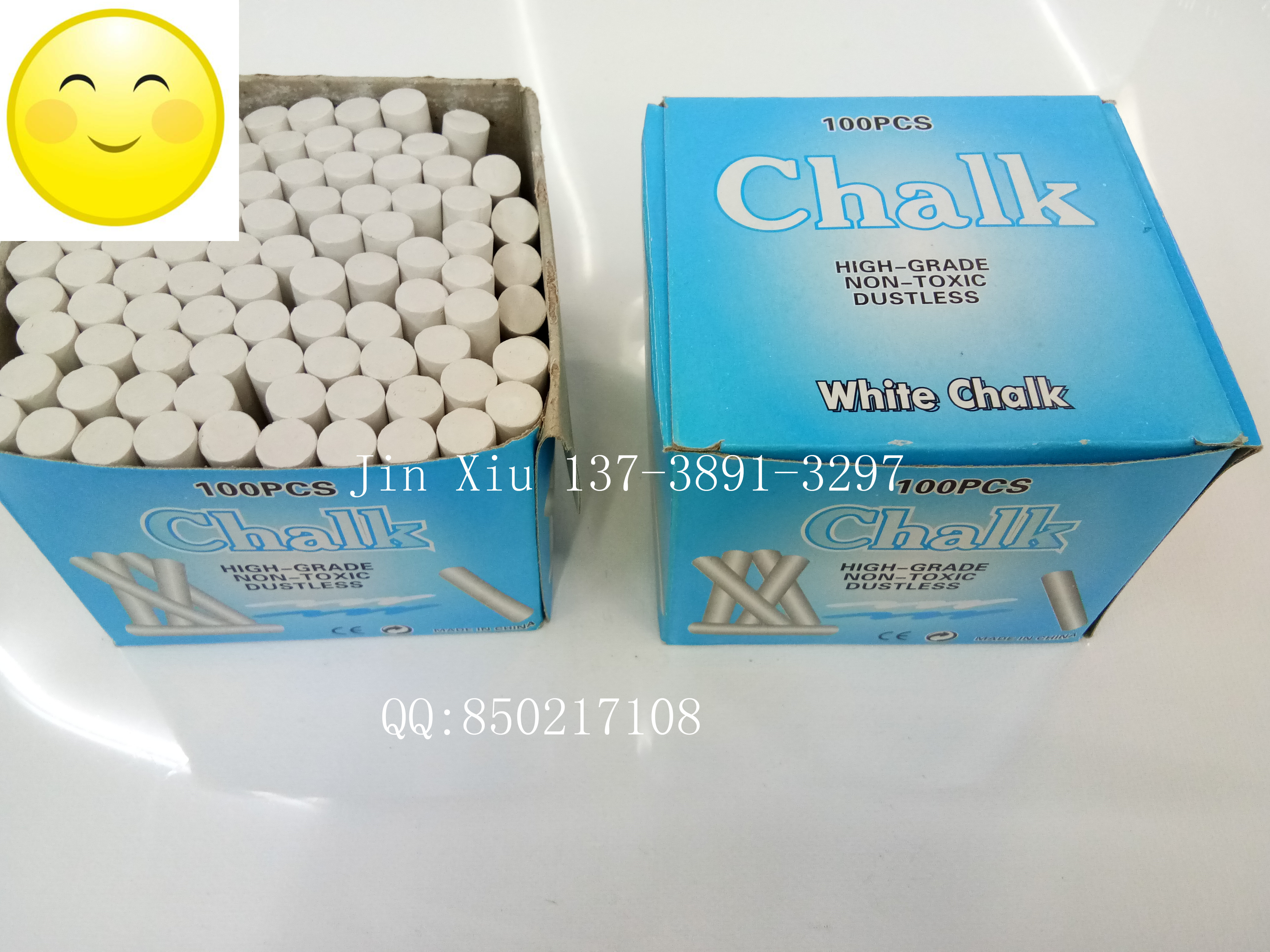 CHALK box CHALK color white dust free CHALK school drawing graffiti CHALK 100/12/2 CHALK