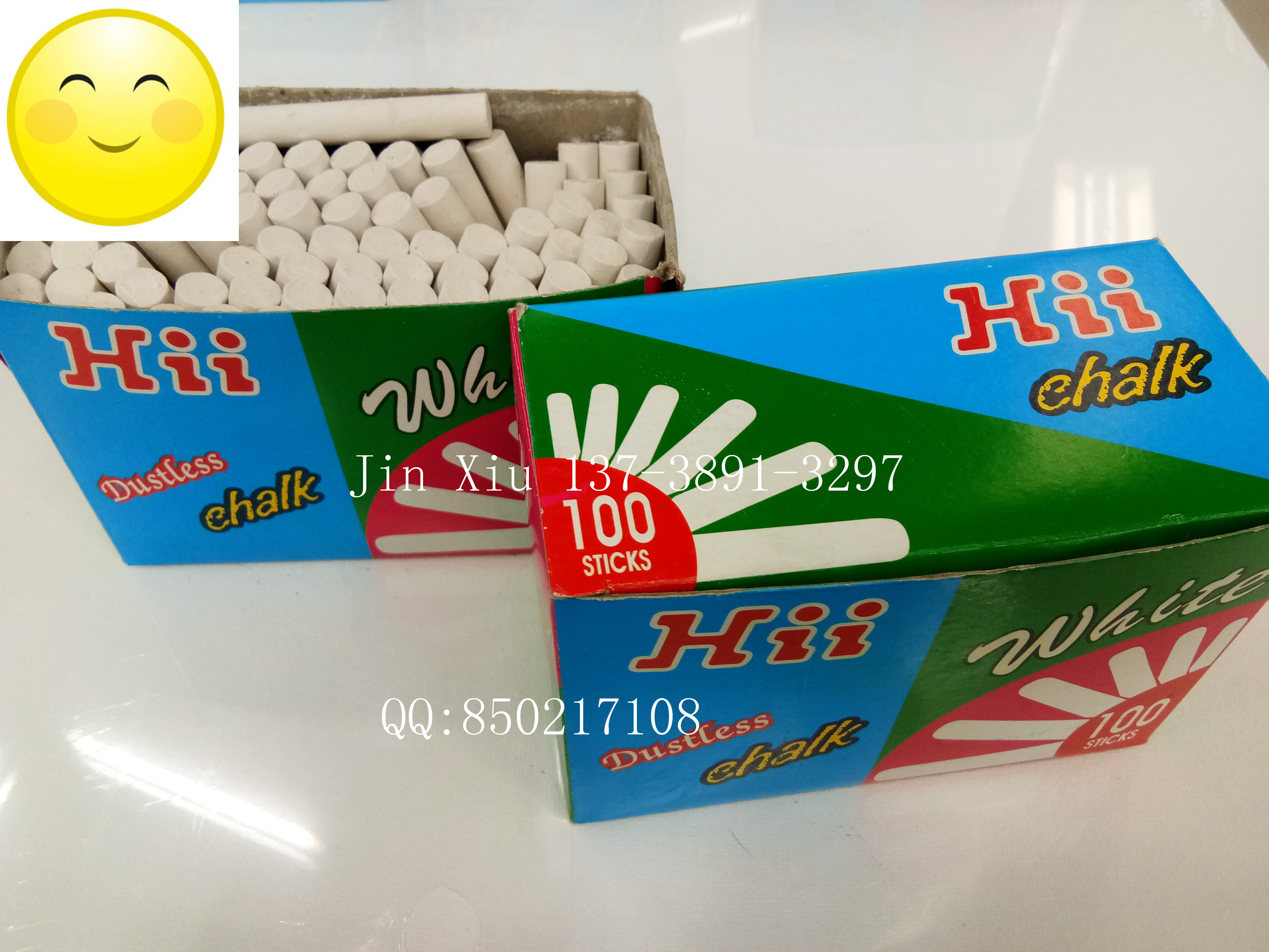 CHALK box CHALK color white dust free CHALK school drawing graffiti CHALK 100/12/2 CHALK