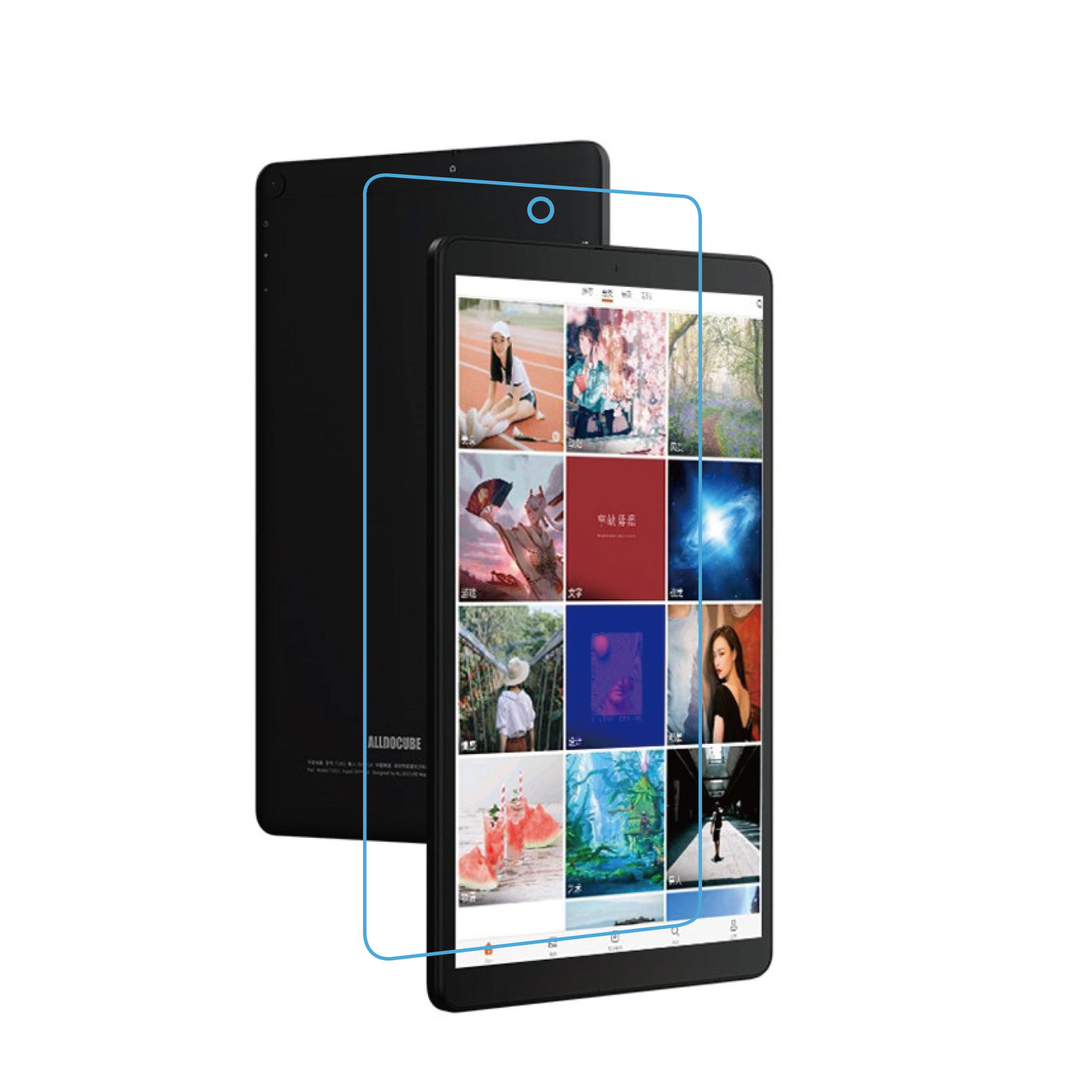Applicable to Cube Iplay20 Tempered Film 10.1-Inch Tablet Iplay20pro Scratch-Resistant Ultra-Clear Protector