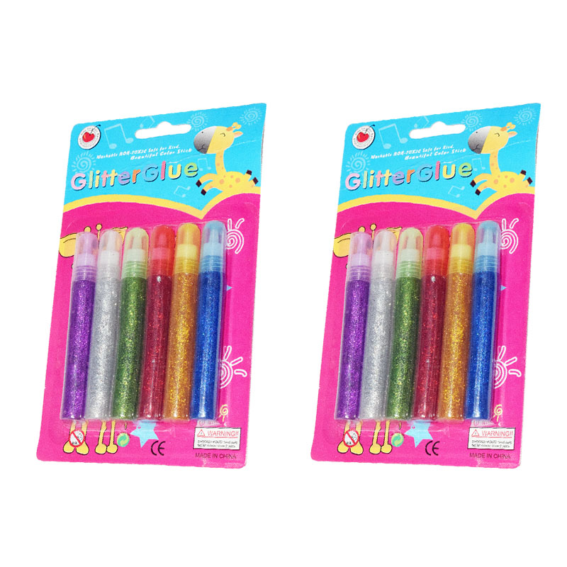 Handmade materials: golden onion glue, golden onion pen, bright chalk, shining powder, shining glue, 6 pieces Handmade materials: golden onion glue, golden onion pen, bright chalk, shining powder, shining glue, 6 pieces