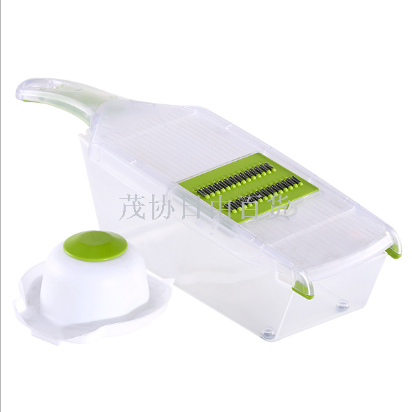 Multi-function vegetable cutter kitchen slice grater with hand protector potato peeling and slicer