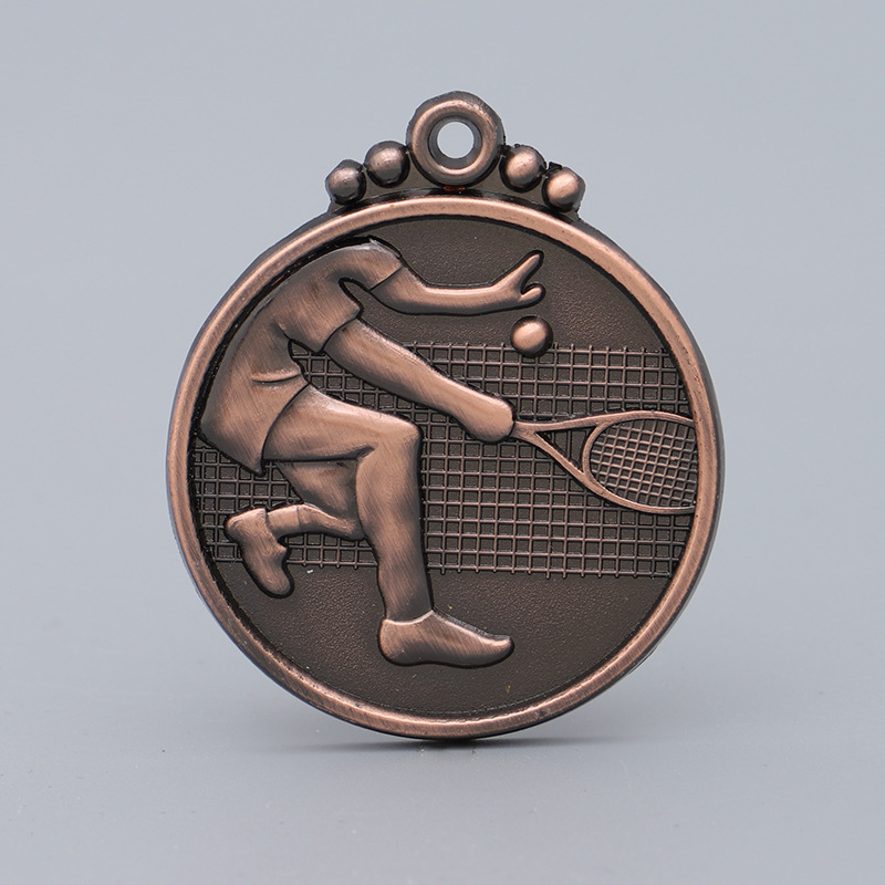 General Tennis Baseball Game Medal Customization School Games Collective Competition Gold Silver Bronze Medal Metal Medal Listing