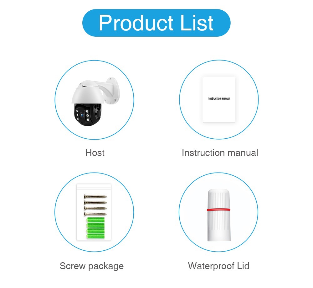 Wireless Automatic Tracking Tracking Ball Machine Camera Outdoor Waterproof Two-Way Intercom PTZ Control Day and Night Infrared Night Vision Wireless Automatic Tracking Tracking Ball Machine Camera Outdoor Waterproof Two-Way Intercom PTZ Control Day and Night Infrared Night Vision