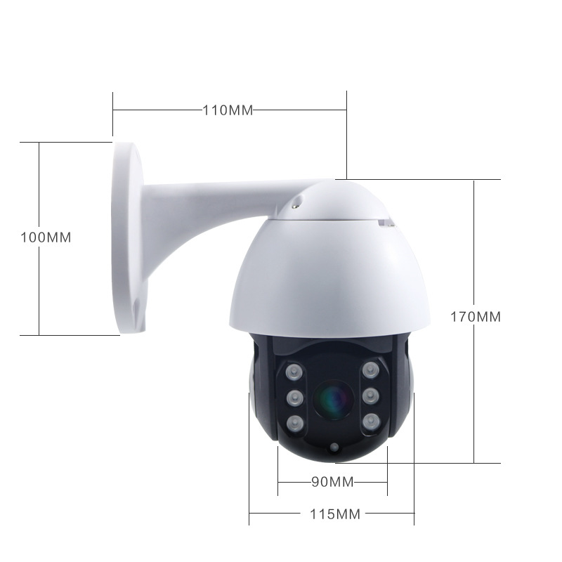 Wireless Automatic Tracking Tracking Ball Machine Camera Outdoor Waterproof Two-Way Intercom PTZ Control Day and Night Infrared Night Vision Wireless Automatic Tracking Tracking Ball Machine Camera Outdoor Waterproof Two-Way Intercom PTZ Control Day and Night Infrared Night Vision