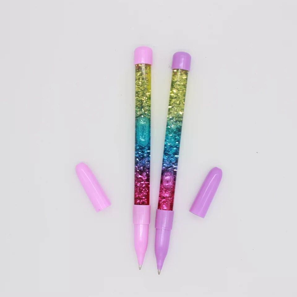 Fairy pen flash chalk lovely ballpoint pen colorful pen can be customized LOGO Fairy pen flash chalk lovely ballpoint pen colorful pen can be customized LOGO