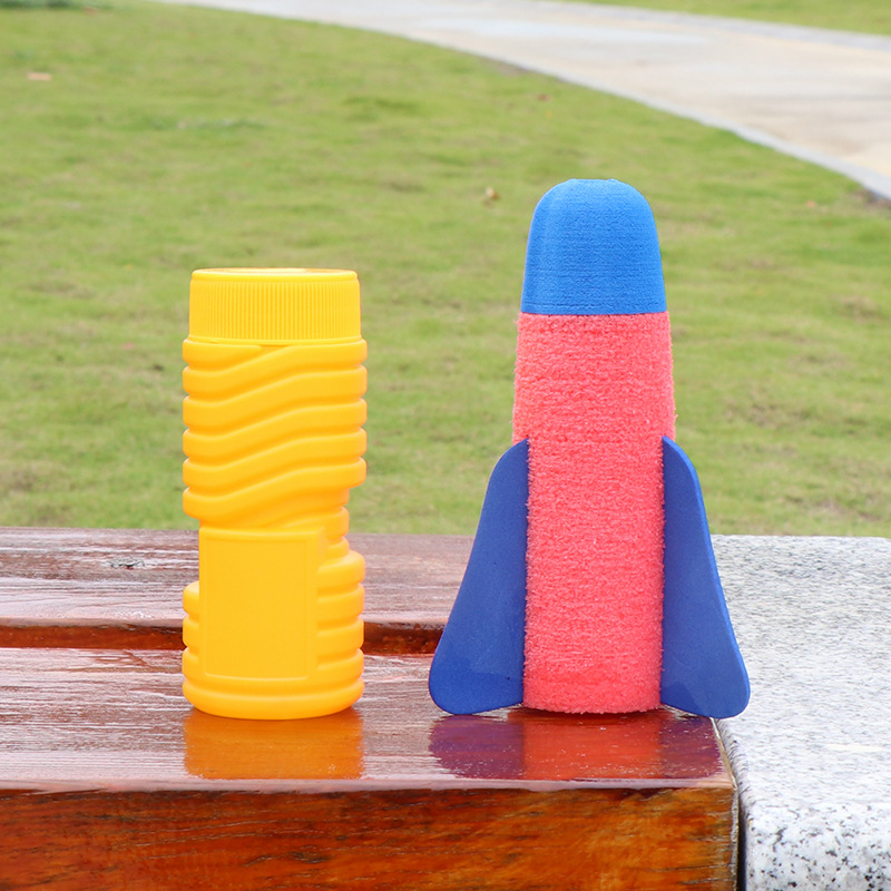 The same type of bubble blowing rocket outdoor bubble machine Plaza bubble water stall children&#039;s toys