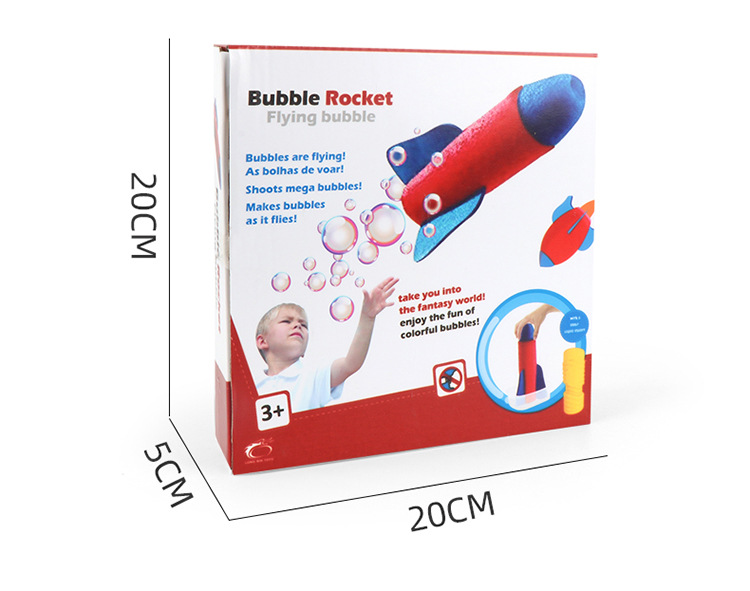 The same type of bubble blowing rocket outdoor bubble machine Plaza bubble water stall children's toys The same type of bubble blowing rocket outdoor bubble machine Plaza bubble water stall children's toys