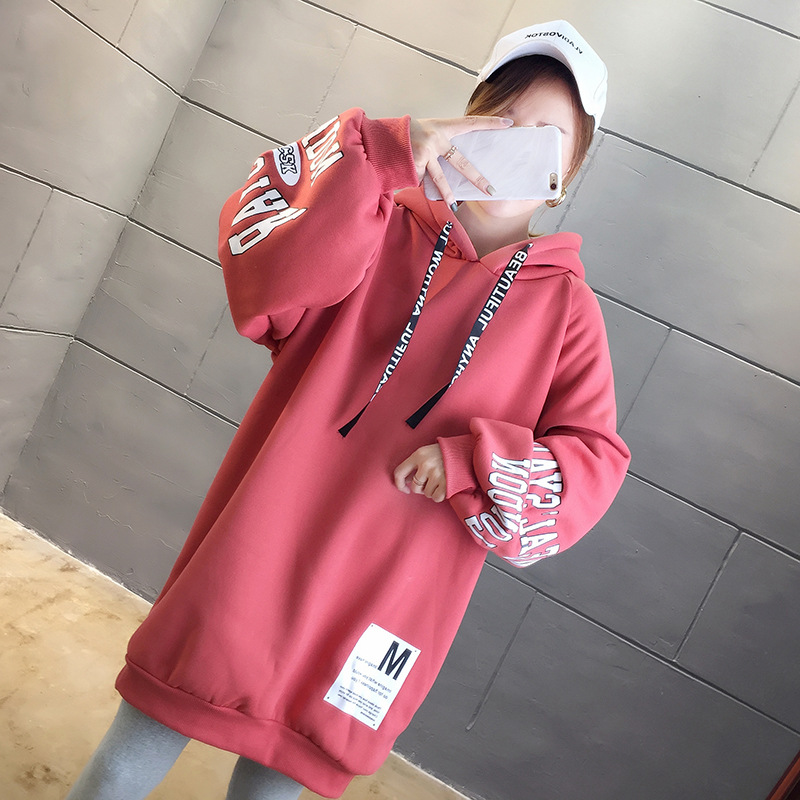 250g David style autumn/winter update hoodie with velvet cuff monogram print long sleeve sweater for women 250g David style autumn/winter update hoodie with velvet cuff monogram print long sleeve sweater for women