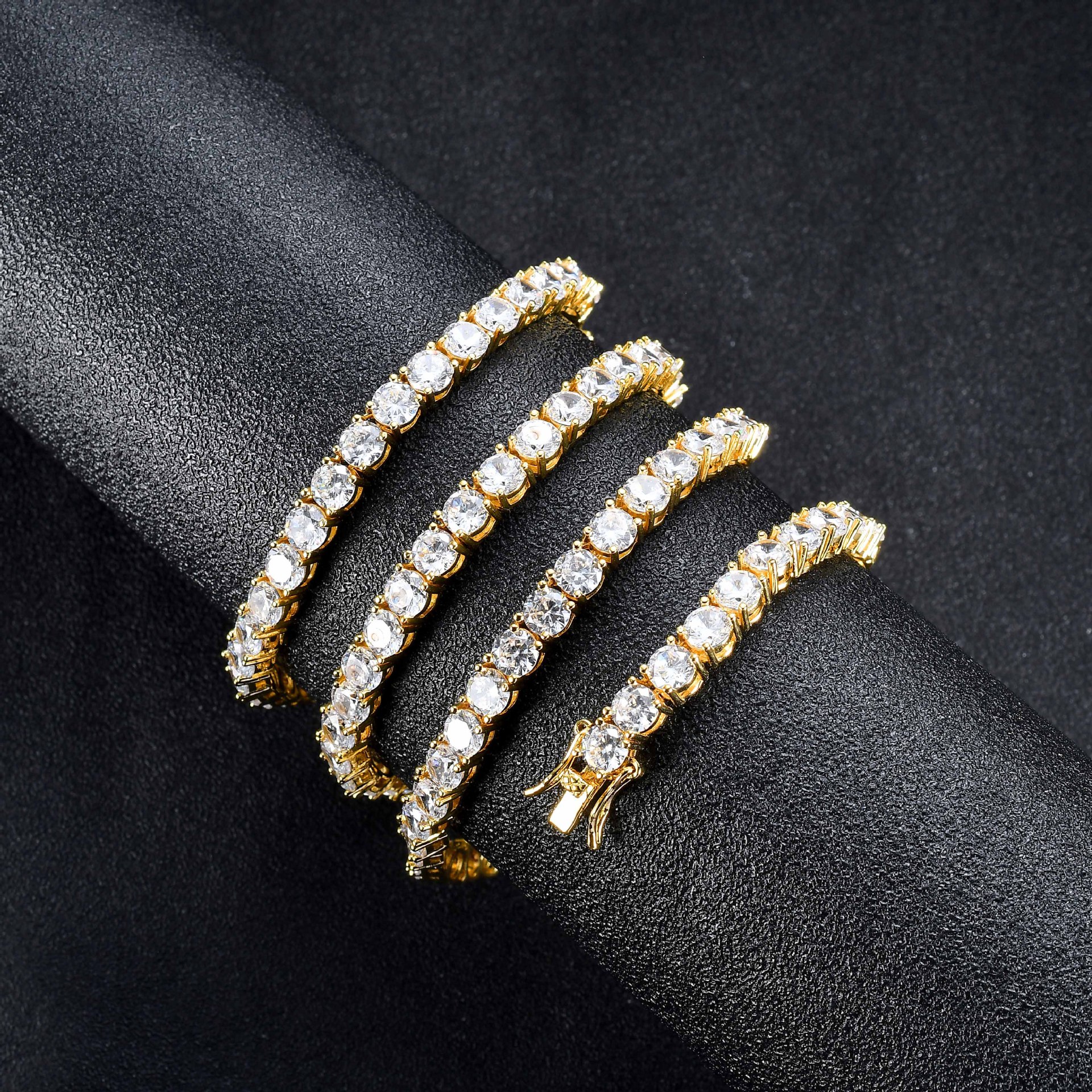 Tennis Chain Hip Hop Ear Accessories Single Row Chain 3mm 4mm 5mm Men's Necklace Tennis Chain Diamond Chain Tennis Chain Hip Hop Ear Accessories Single Row Chain 3mm 4mm 5mm Men's Necklace Tennis Chain Diamond Chain