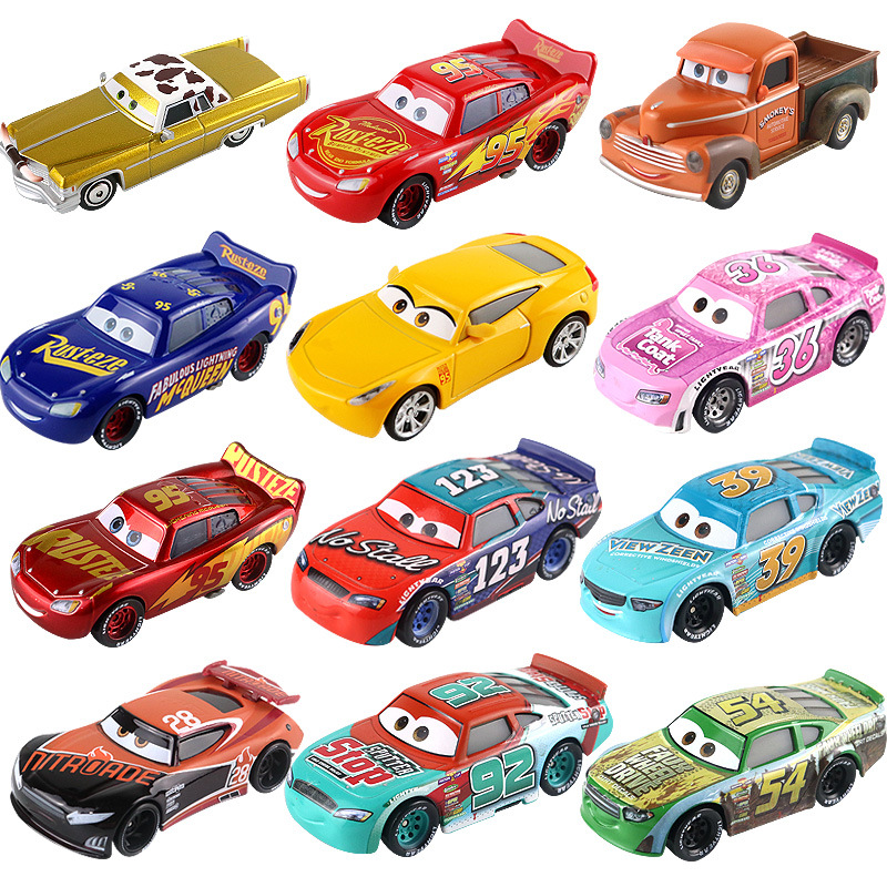 Car Racing Story 3 Metal Car Jackson Black Storm Cool Sister Carl Laomo McQueen Oil Boss