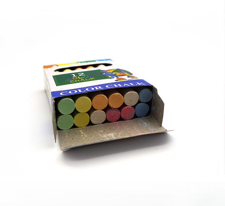 Dust-Free Conte Crayon in Stock Wholesale 12 PCs/Boxed Children's Drawing Board Chalk Teaching Accessories Teacher Chalk Dust-Free Conte Crayon in Stock Wholesale 12 PCs/Boxed Children's Drawing Board Chalk Teaching Accessories Teacher Chalk