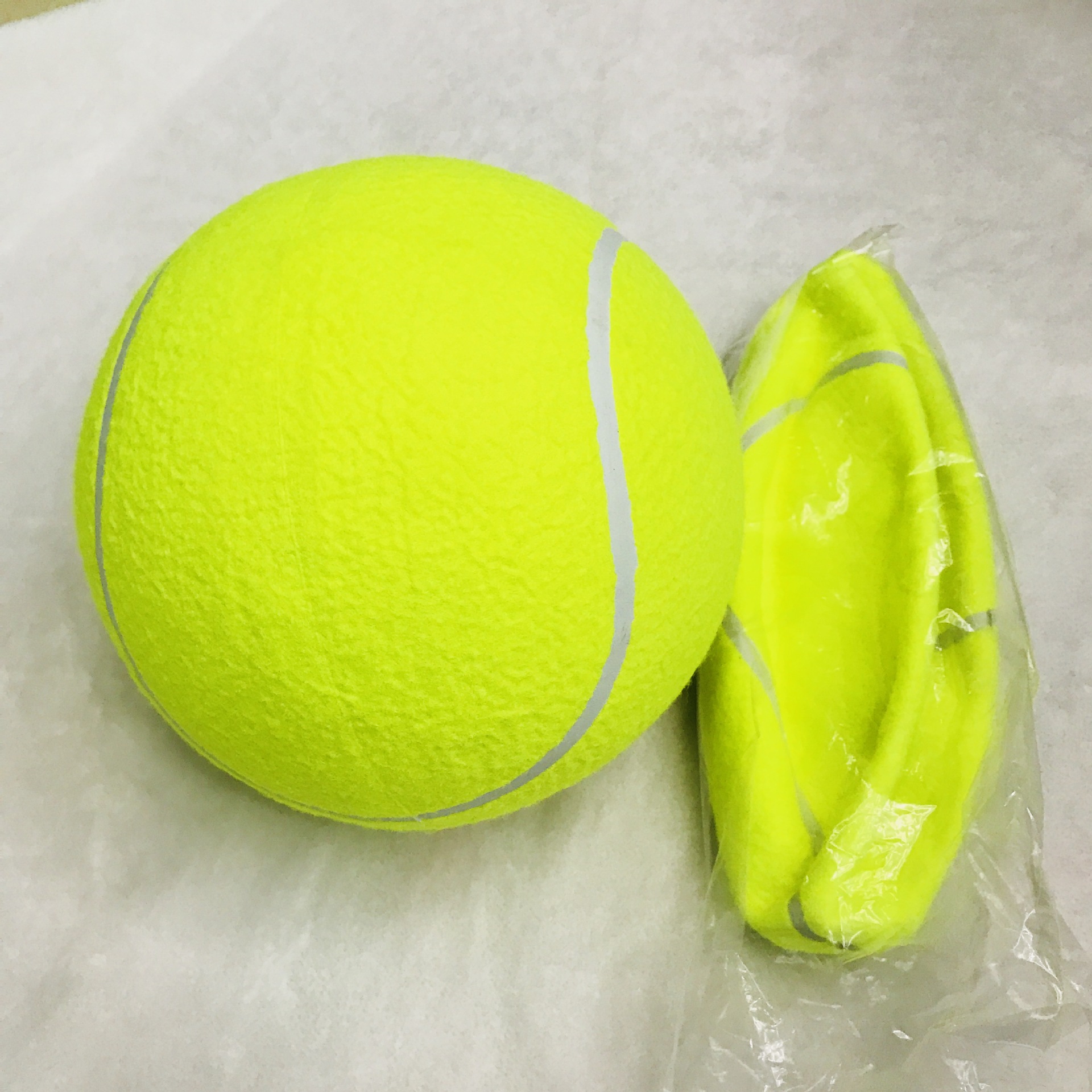 Factory Direct Sales Inflatable Signature 9.5-Inch Tennis 24cm Large Tennis Pet Advertising Logo Customization Factory Direct Sales Inflatable Signature 9.5-Inch Tennis 24cm Large Tennis Pet Advertising Logo Customization