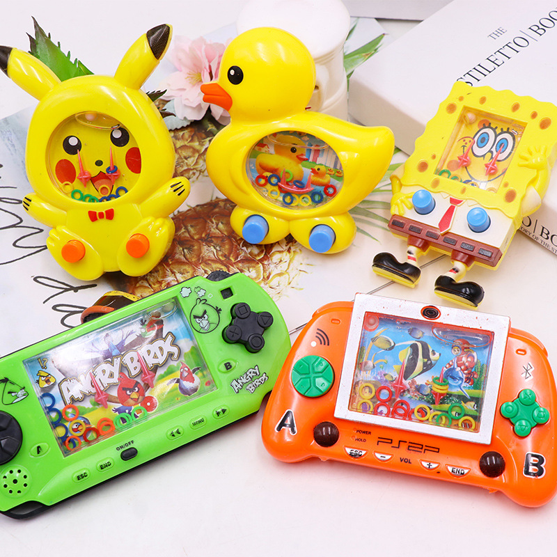 The Circle Game Water Machine Childhood Classic Nostalgic Traditional Game Machine Water Machine Throw the Circle Toys