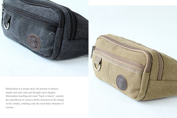 Waist Bag Men's New Fashion Casual Canvas Waist Bag Sports Crossbody Bag Outdoor Riding Waist and Leg Bag Coin Purse Waist Bag Men's New Fashion Casual Canvas Waist Bag Sports Crossbody Bag Outdoor Riding Waist and Leg Bag Coin Purse