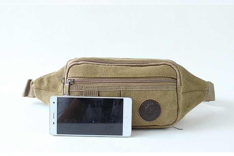 Waist Bag Men's New Fashion Casual Canvas Waist Bag Sports Crossbody Bag Outdoor Riding Waist and Leg Bag Coin Purse Waist Bag Men's New Fashion Casual Canvas Waist Bag Sports Crossbody Bag Outdoor Riding Waist and Leg Bag Coin Purse