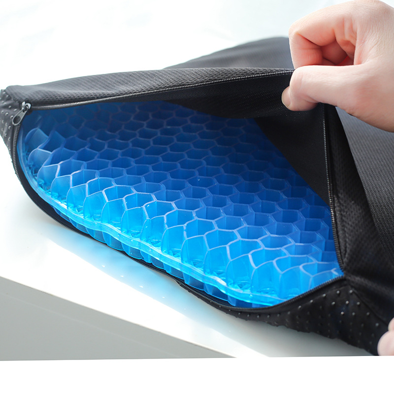 New Four Generation Egg Summer Gel Cushion Honeycomb Car Seat Cushion Breathable Soft Cushion Ice Pad Cool Pad Student Cushion New Four Generation Egg Summer Gel Cushion Honeycomb Car Seat Cushion Breathable Soft Cushion Ice Pad Cool Pad Student Cushion