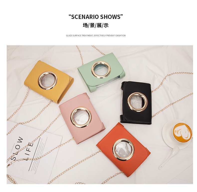 2021 New Women's Bag Korean Style Golden Large Circle Retro Small Square Bag Trendy Women's One Shoulder Crossbody Phone Bag 2021 New Women's Bag Korean Style Golden Large Circle Retro Small Square Bag Trendy Women's One Shoulder Crossbody Phone Bag