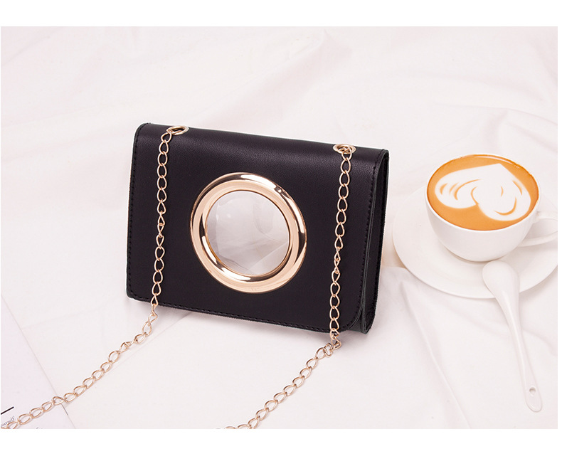 2021 New Women's Bag Korean Style Golden Large Circle Retro Small Square Bag Trendy Women's One Shoulder Crossbody Phone Bag 2021 New Women's Bag Korean Style Golden Large Circle Retro Small Square Bag Trendy Women's One Shoulder Crossbody Phone Bag