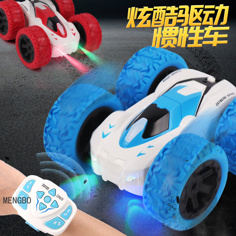 Children's Cool Driving Inertia Stunt Car Light Wrist Remote Control Rotating Drop-Resistant Double-Sided Four-Wheel Drive off-Road Vehicle Children's Cool Driving Inertia Stunt Car Light Wrist Remote Control Rotating Drop-Resistant Double-Sided Four-Wheel Drive off-Road Vehicle