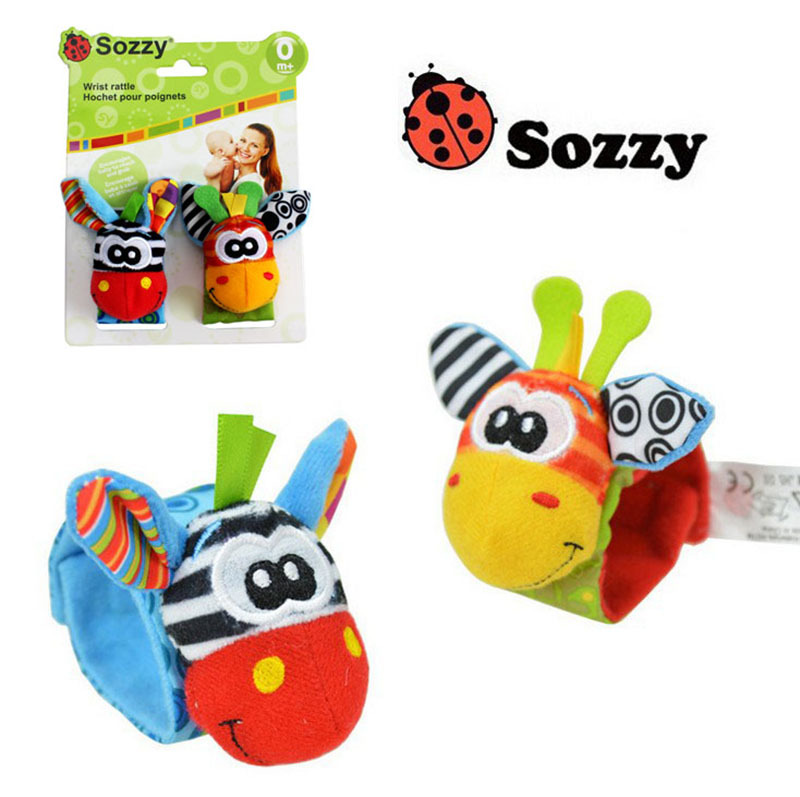 Baby wrist ring ring socks cartoon animal watch with a variety of options