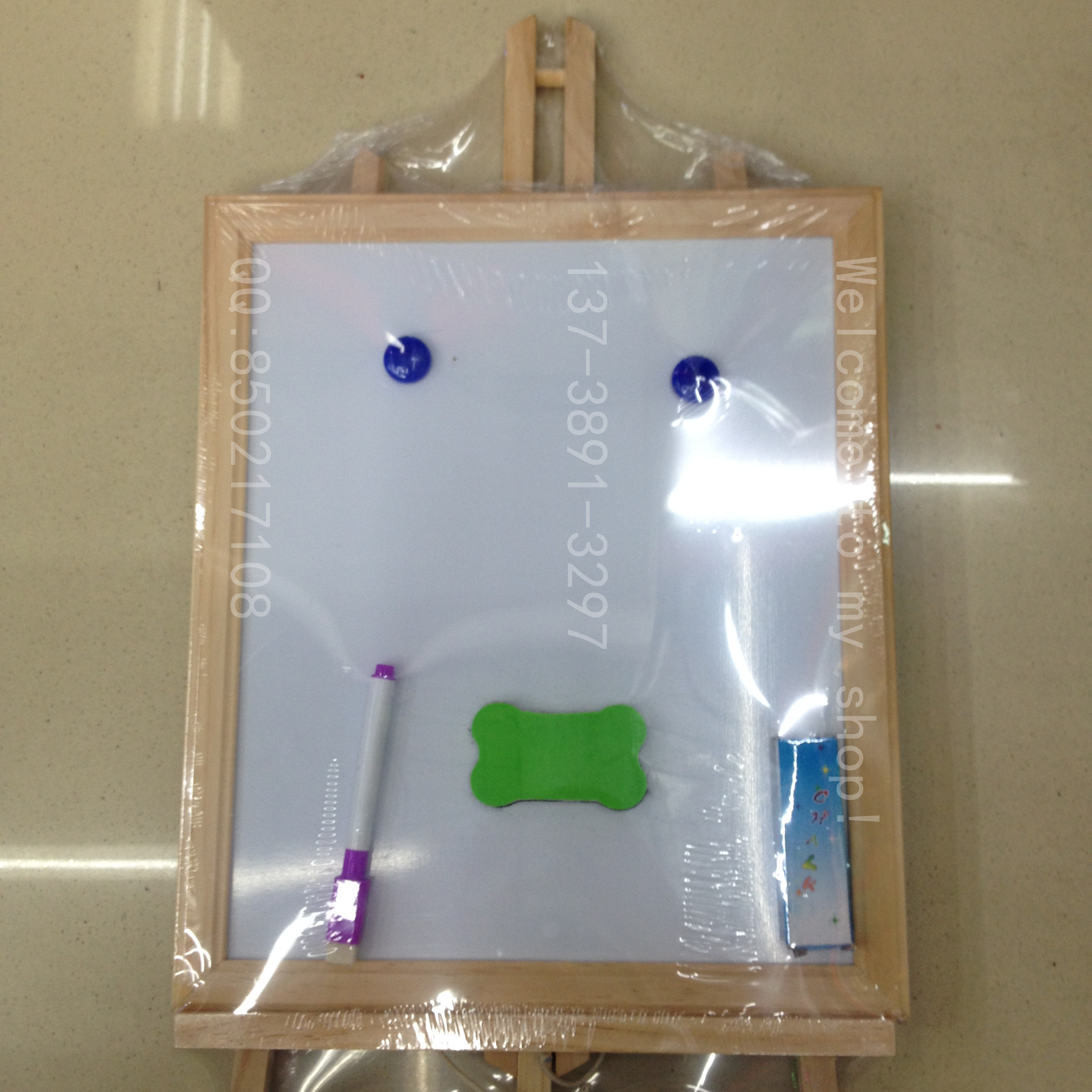 Single-sided whiteboard double-sided blackboard board graffiti message writing board chalk board