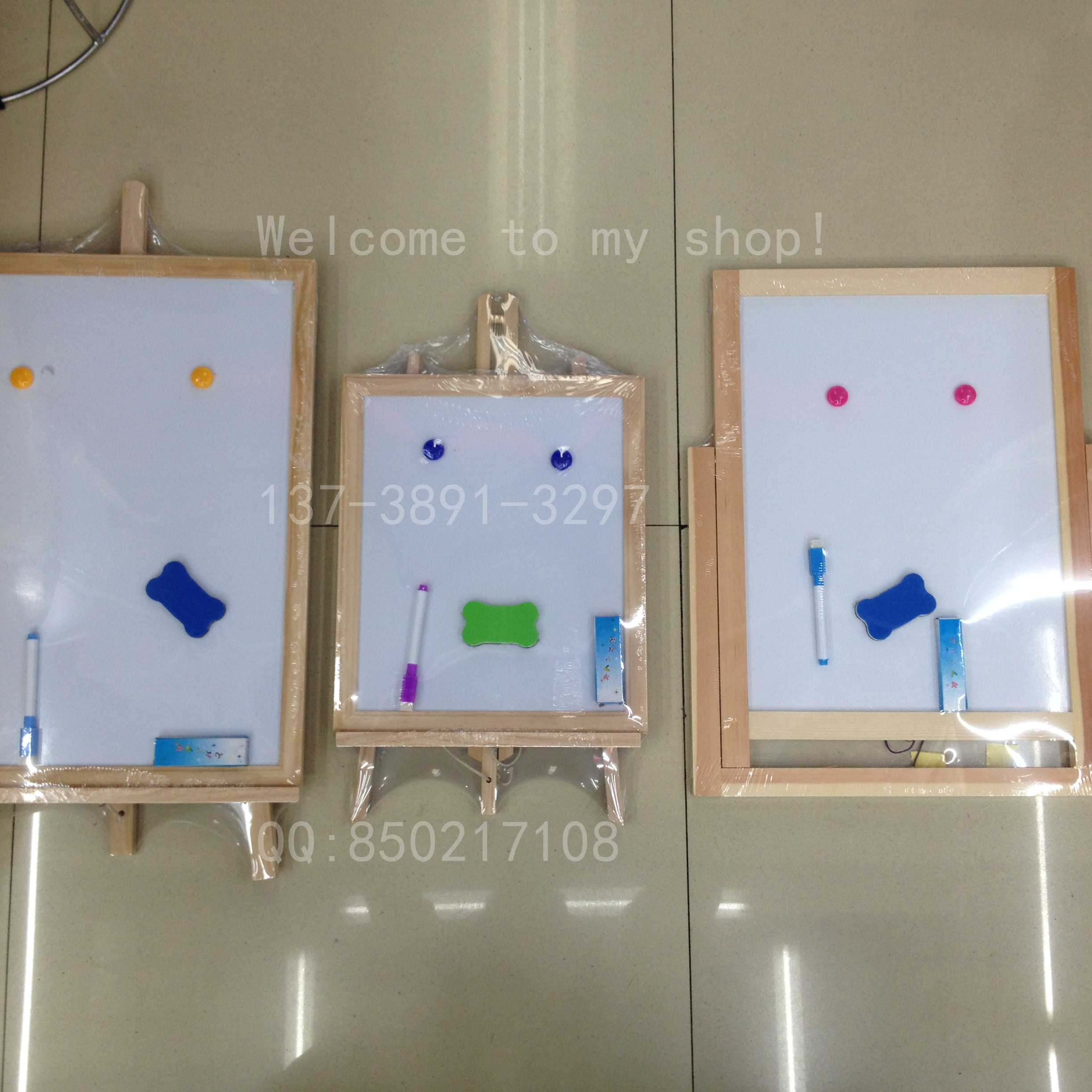 Single-sided whiteboard double-sided blackboard board graffiti message writing board chalk board