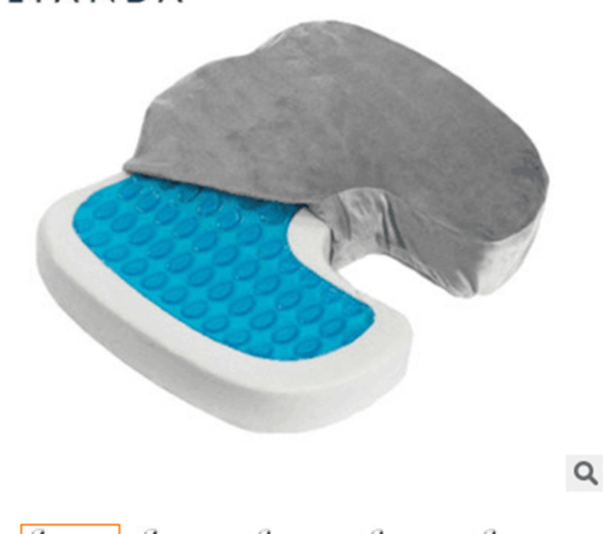 Supply Summer Gel Cushion Slow Rebound U-Shaped Memory Foam Gel Ice Pad Car Office Cool Cushion Hemorrhoid Stone Cushion