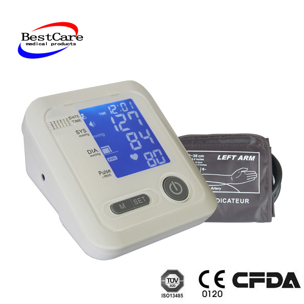 Automatic wrist digital blood pressure monitor automatic compression
