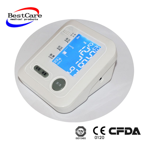 Automatic wrist digital blood pressure monitor automatic compression