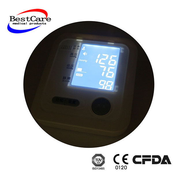 Automatic wrist digital blood pressure monitor automatic compression