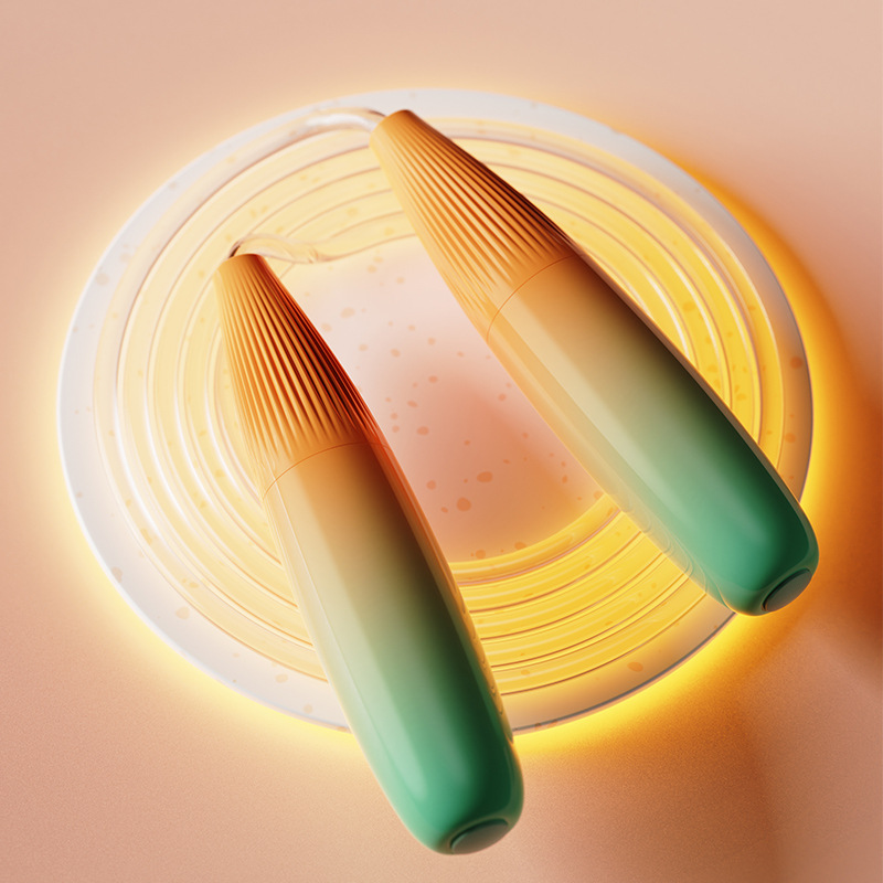 Children&#039;s Luminous Skipping Rope Fitness Sports Adult Special Primary and Secondary School Students Internet Celebrity Cool Fluorescent Luminous Skipping Rope