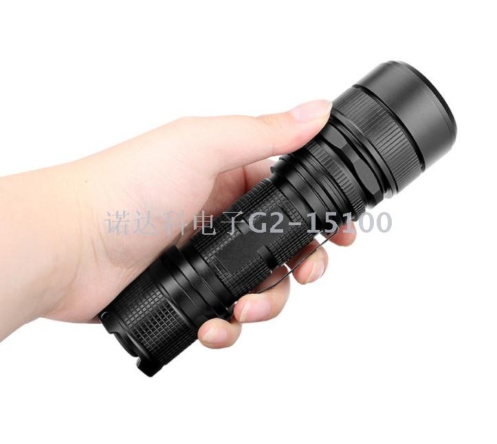 USB rechargeable aluminum alloy flashlight outdoor fishing hunting strong light flashlight