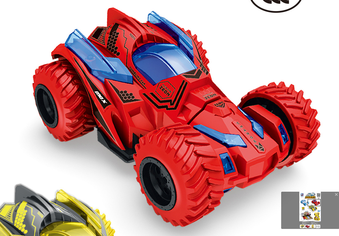 Children's Cool Drive Inertia Stunt Car Double-Sided Four-Wheel Drive Standing Rotating Stunt Car (12 PCs/Box) Children's Cool Drive Inertia Stunt Car Double-Sided Four-Wheel Drive Standing Rotating Stunt Car (12 PCs/Box)