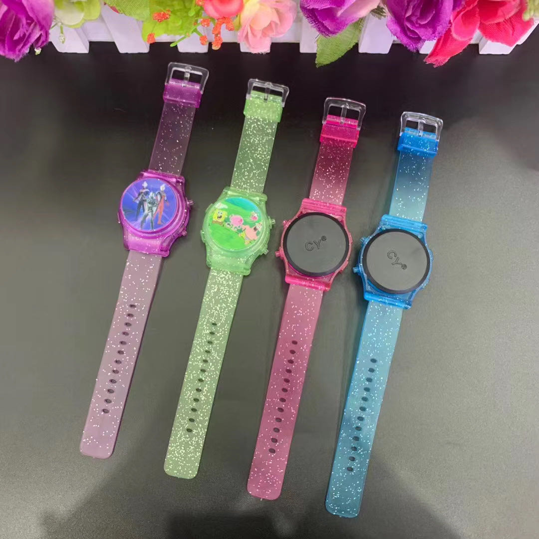 Chi Yi fashion flip-flop electronic watches wrist decoration flip children electronic watch manufacturers direct